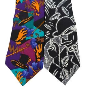 Vintage Beatles 1991‎ Silk Ties Magical Mystery Tour and Taxman Album Art Bundle